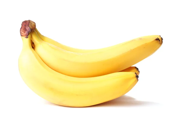 Bunch av bananer isolerad på vitt — Stockfoto