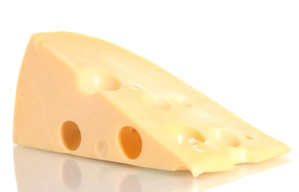 Cheese isolated on white — стоковое фото