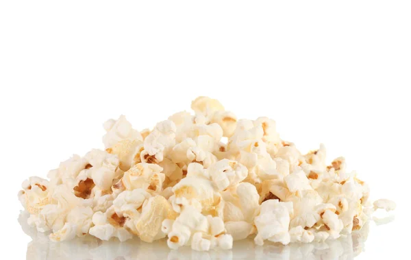 Popcorn diisolasi dengan warna putih — Stok Foto