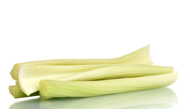 Świeży zielony seler izolowany na białym — Zdjęcie stockowe