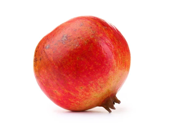 Ripe sweet pomegranate isolated on white — Stock Photo, Image