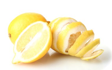 Olgun beyaz izole limon