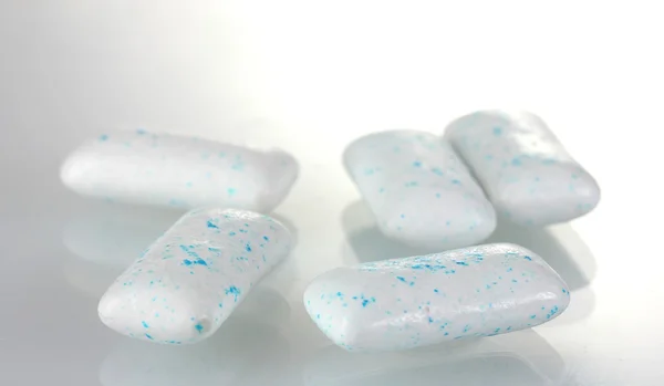 Žvýkačky izolované na bílém — Stock fotografie