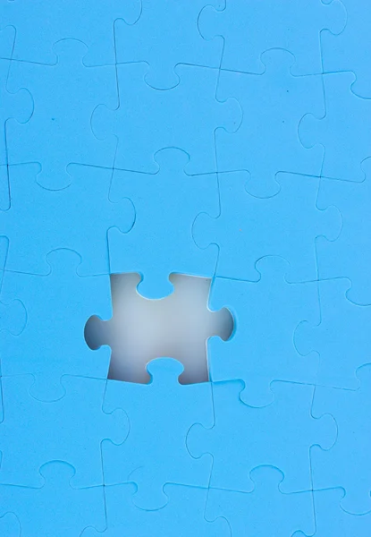 stock image Blue puzzles closeup