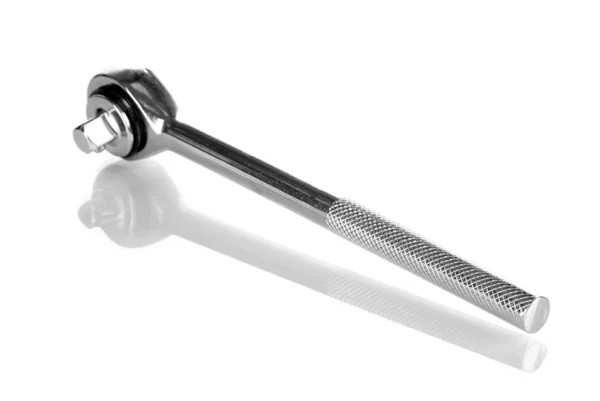 Socket wrench isolated on white — Stock Photo, Image