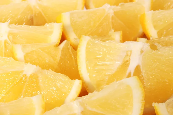 Stock image Freshly sliced lemons closeup