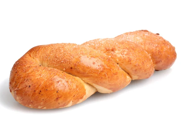 Lekker zoet broodje geïsoleerd op wit — Stockfoto