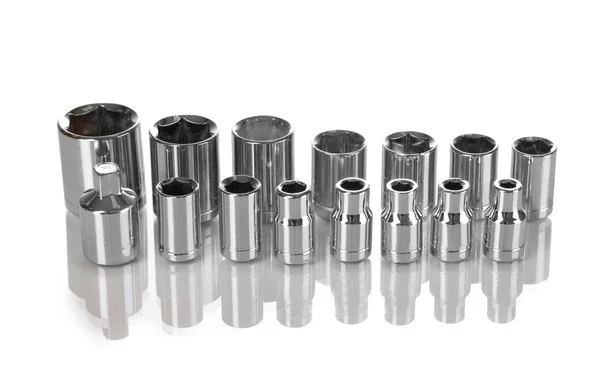 Different nozzles isolated on white — Stock Photo, Image