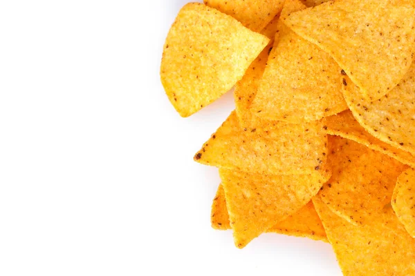 stock image Tasty potato chips isolated on white