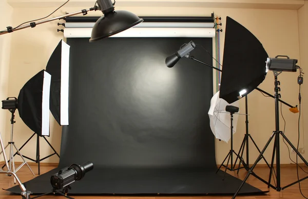 Interiér profesionální fotografické studio — Stock fotografie