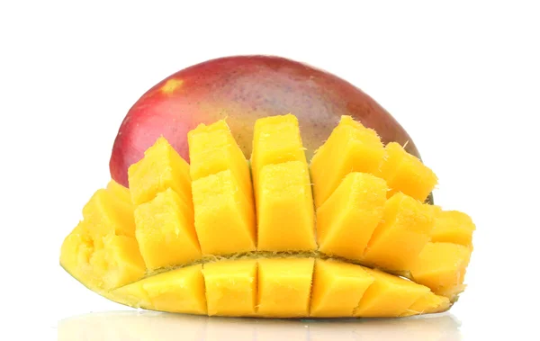 stock image Fresh mango isolated on white