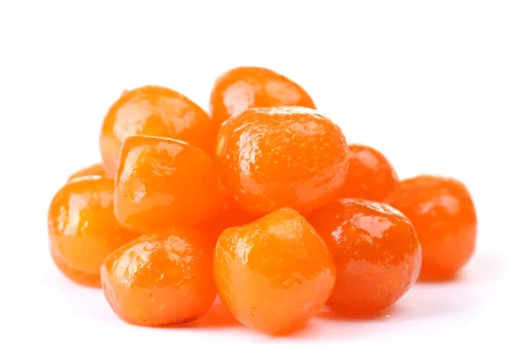 Szárított Tangerine elszigetelt fehér — Stock Fotó