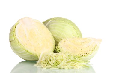 Sliced green cabbage clipart