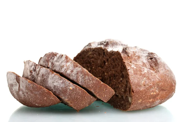 Delicioso pão de centeio fatiado — Fotografia de Stock