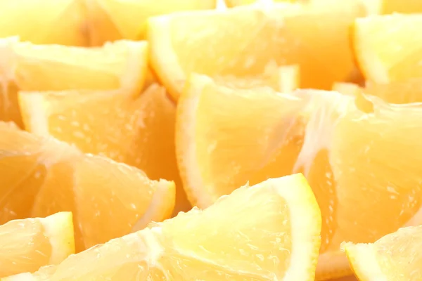 stock image Freshly sliced lemons closeup