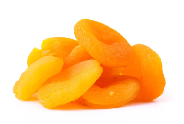 美味杏干上白色隔离 — 图库照片