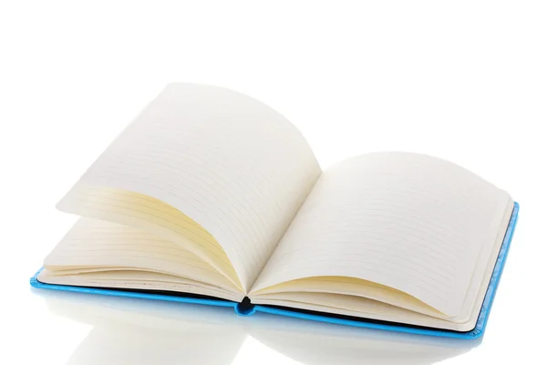 Belo caderno isolado em branco — Fotografia de Stock