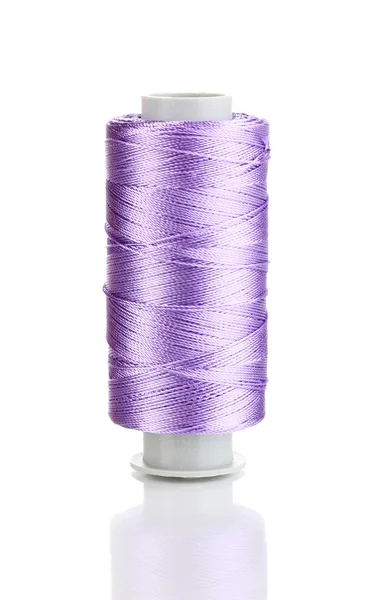 紫底线上白色隔离 — 图库照片