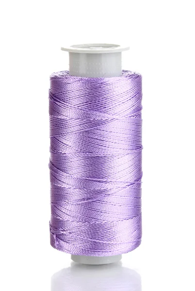Hilo de bobina violeta aislado en blanco —  Fotos de Stock