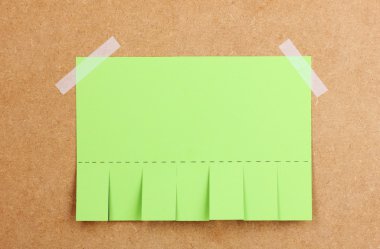 Blank color advertisement on wooden background clipart