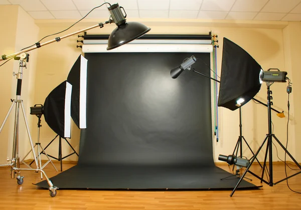 Interiér profesionální fotografické studio — Stock fotografie