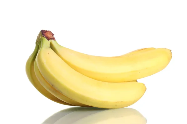 Bouquet de bananes isolé sur blanc — Photo