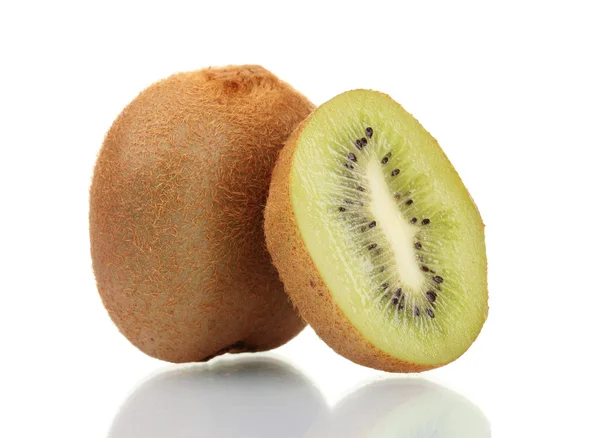 Juicy kiwi fruits isolated on white — Stock Photo, Image