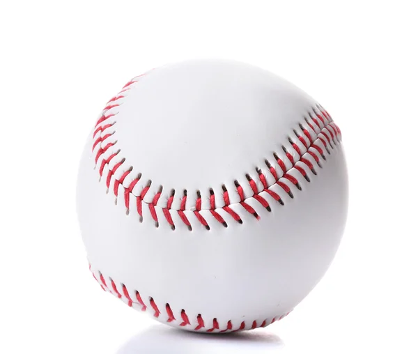 Balle de baseball isolée sur blanc — Photo