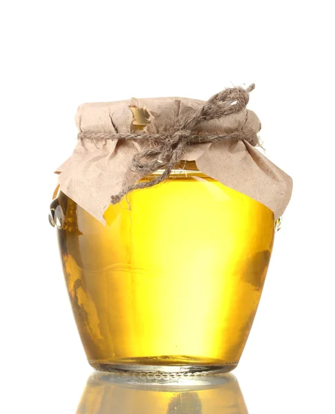 Honung isolerad på vitt — Stockfoto