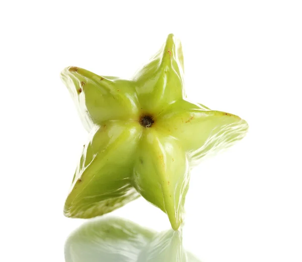 Fresh carambola isolated on white — Stock Photo, Image