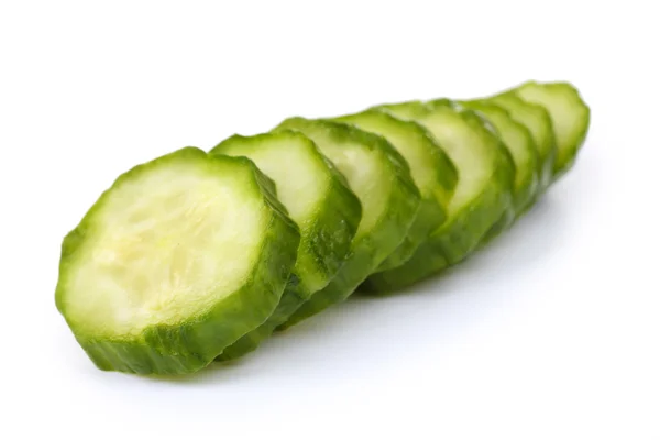 stock image Fresh cucumber isolated on white