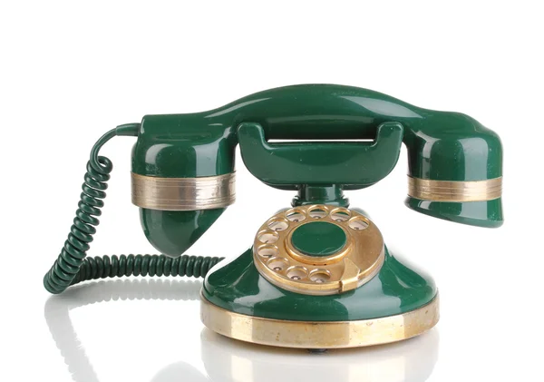 Retro phone isolated on white — Stock Photo, Image