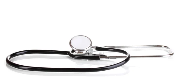 Medizinisches Stethoskop isoliert auf weiß — Stockfoto