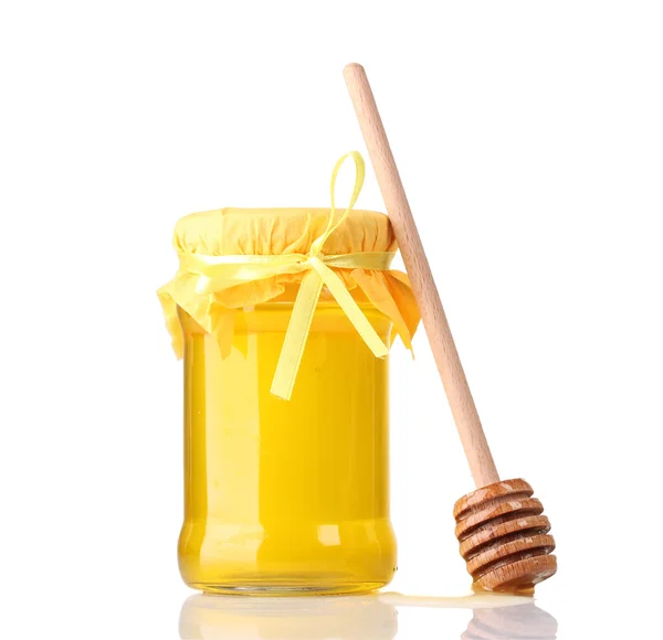 Miel aislada en blanco — Foto de Stock