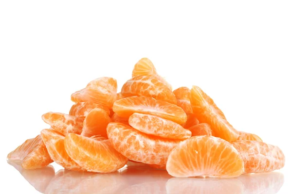 孤立在白色的成熟橙橘丁香 — 图库照片