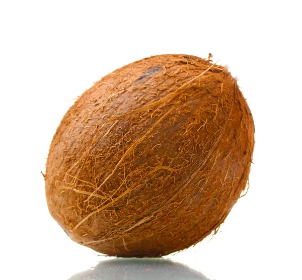 Кокосовый орех изолирован на белом — стоковое фото