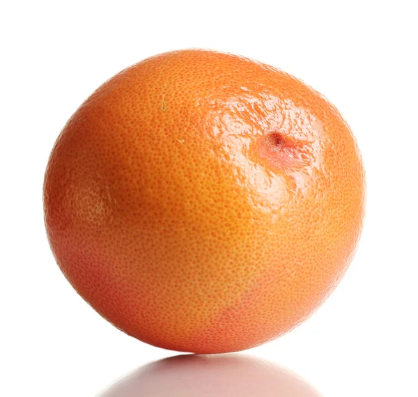 Frische ganze Grapefruit isoliert auf weiß — Stockfoto