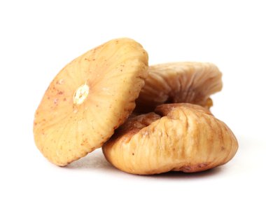 beyaz izole lezzetli kuru incir