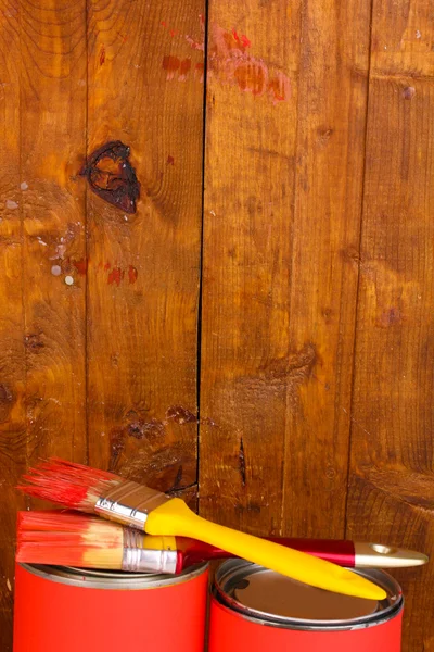 Ahşap Çit boyama — Stok fotoğraf