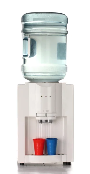 Електричний охолоджувач води ізольований на білому — стокове фото