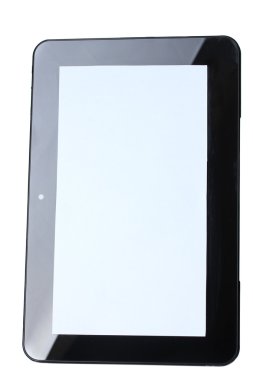 beyaz izole tablet