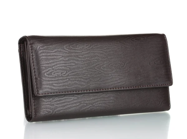 Жіночий гаманець ізольований на білому — стокове фото