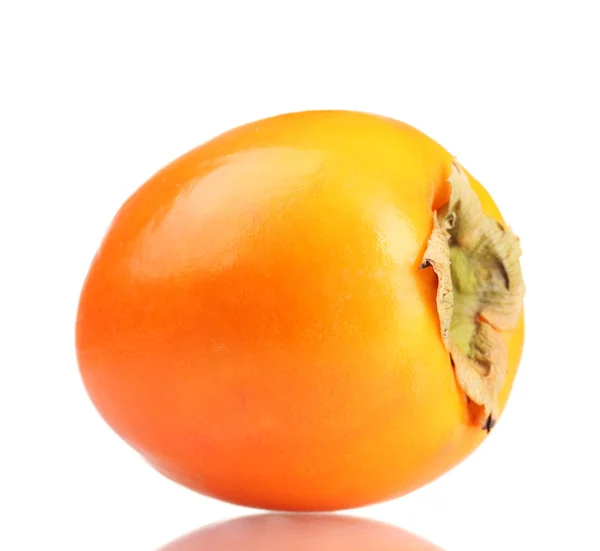 Apetyczny persimmon na białym tle — Zdjęcie stockowe