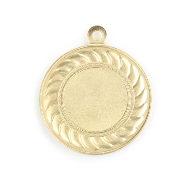 Gold medal isolated on white clipart