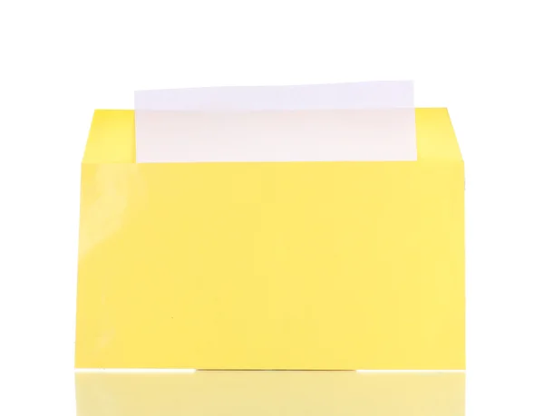 Kolor koperty na białym tle — Zdjęcie stockowe