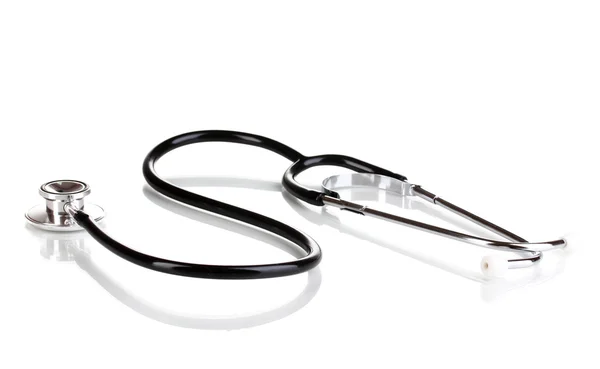 Lékařský stetoskop izolovaný na bílém — Stock fotografie
