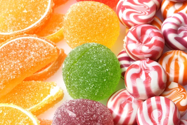 Caramelos de jalea coloridos fondo — Foto de Stock