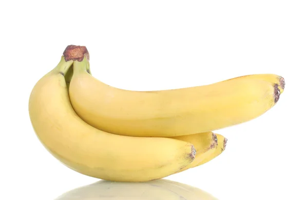 Bouquet de bananes isolé sur blanc — Photo