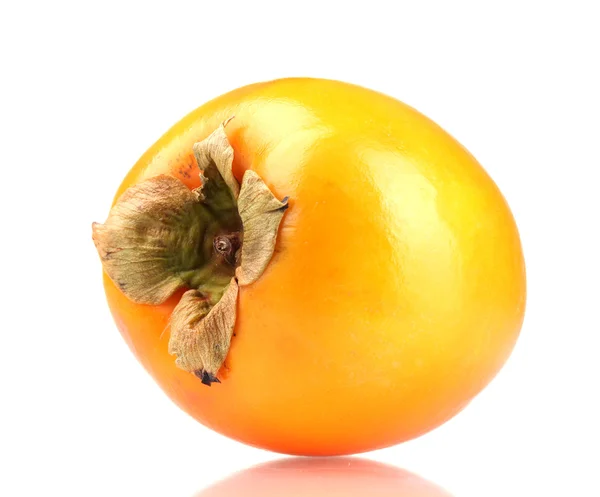 白で隔離される食欲をそそる柿 — ストック写真