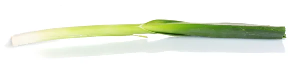 新鲜韭菜隔绝在白色 — 图库照片